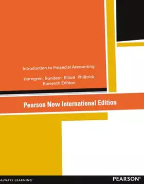 Couverture du produit · Introduction to Financial Accounting