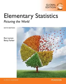Couverture du produit · Elementary Statistics: Picturing the World, Global Edition