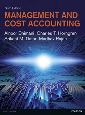 Couverture du produit · Management and Cost Accounting.