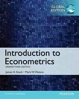 Couverture du produit · Introduction to Econometrics, Update, Global Edtion.