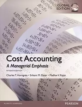 Couverture du produit · Cost Accounting, Global Edition