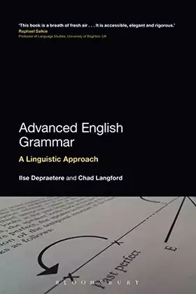 Couverture du produit · Advanced English Grammar: A Linguistic Approach.