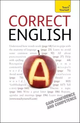 Couverture du produit · Teach Yourself Correct English