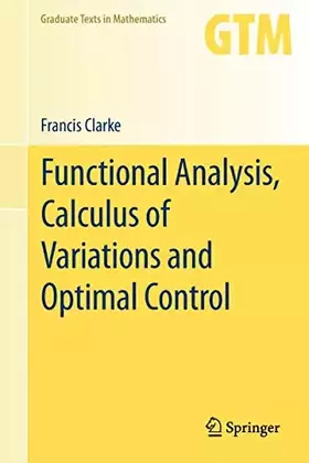 Couverture du produit · Functional Analysis, Calculus of Variations and Optimal Control