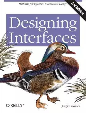Couverture du produit · Designing Interfaces: Patterns for Effective Interaction Design