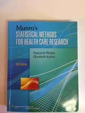 Couverture du produit · Munro's Statistical Methods for Health Care Research