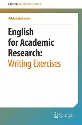 Couverture du produit · English for Academic Research: Writing Exercises