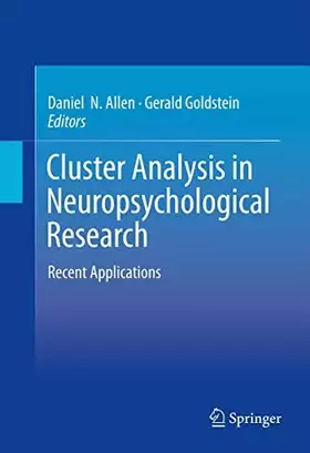 Couverture du produit · Cluster Analysis in Neuropsychological Research: Recent Applications