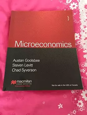 Couverture du produit · Microeconomics