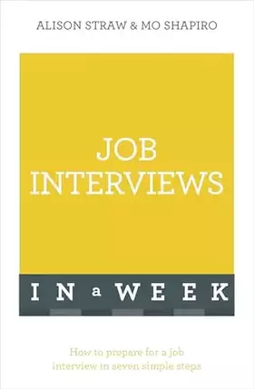 Couverture du produit · Job Interviews in a Week: Teach Yourself