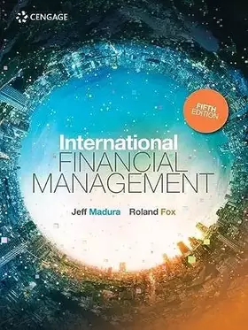 Couverture du produit · International Financial Management