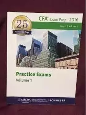 Couverture du produit · CFA Practice Exams 2016 - Volume 2
