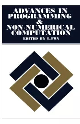 Couverture du produit · Advances in Programming and Non-Numerical Computation