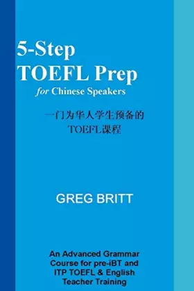 Couverture du produit · 5-Step TOEFL Prep for Chinese Speakers