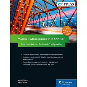 Couverture du produit · Materials Management with SAP ERP: Functionality and Technical Configuration (SAP MM) (4th Edition) (SAP PRESS)