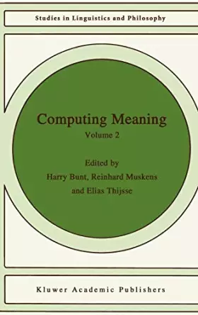 Couverture du produit · Computing Meaning