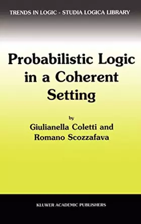 Couverture du produit · Probabilistic Logic in a Coherent Setting