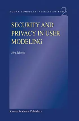 Couverture du produit · Security and Privacy in User Modeling