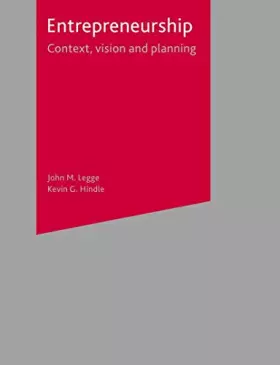 Couverture du produit · Entrepreneurship: Context, Vision and Planning