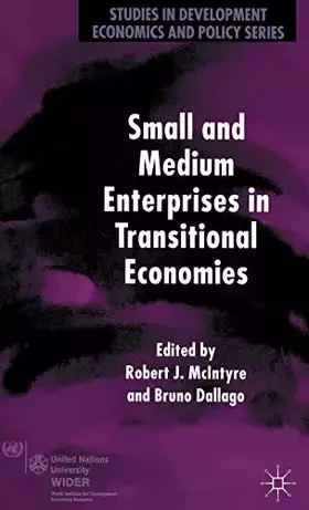 Couverture du produit · Small and Medium Enterprises in Transitional Economies (Studies in Development Economics and Policy)