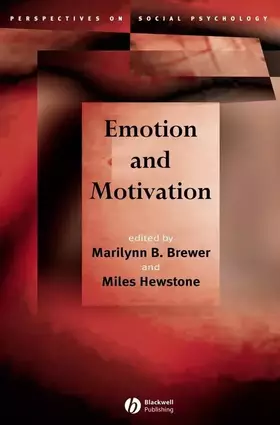 Couverture du produit · Emotion and Motivation