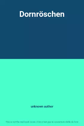 Couverture du produit · Dornröschen