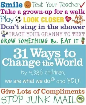 Couverture du produit · 31 Ways to Change the World