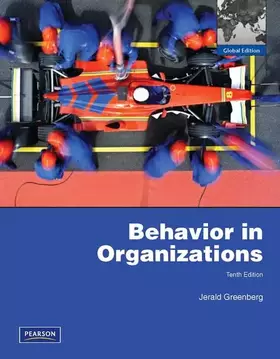 Couverture du produit · Behavior in Organizations.