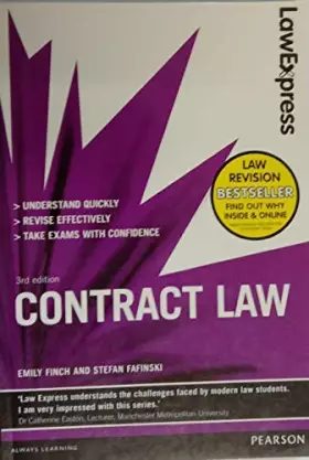 Couverture du produit · Contract Law: Uk Edition (Law Express)