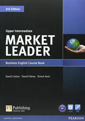 Couverture du produit · Market Leader 3rd Edition Upper Intermediate Coursebook & DVD-Rom Pack.