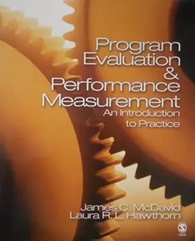 Couverture du produit · Program Evaluation and Performance Measurement: An Introduction to Practice