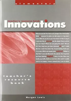 Couverture du produit · Innovations Elementary-Teachers Resource Text