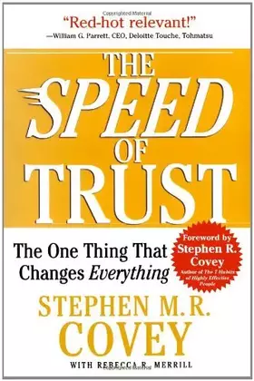 Couverture du produit · The SPEED of Trust: The One Thing That Changes Everything