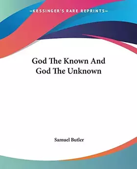 Couverture du produit · God The Known And God The Unknown