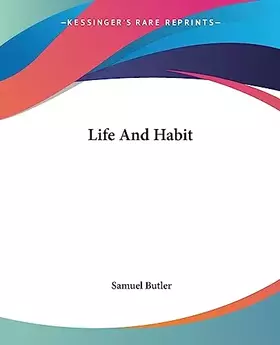 Couverture du produit · Life And Habit
