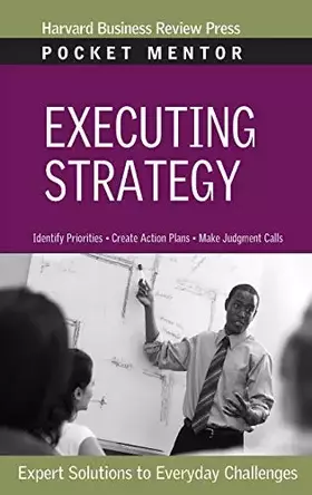 Couverture du produit · Executing Strategy (Pocket Mentor)