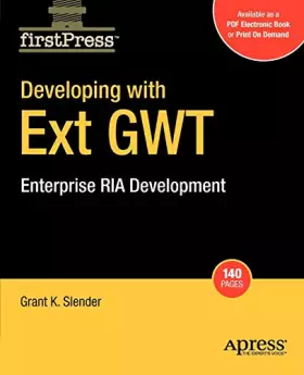 Couverture du produit · Developing With Extgwt: Enterprise RIA Development