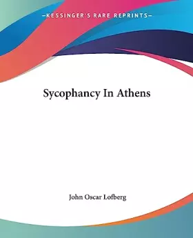 Couverture du produit · Sycophancy In Athens