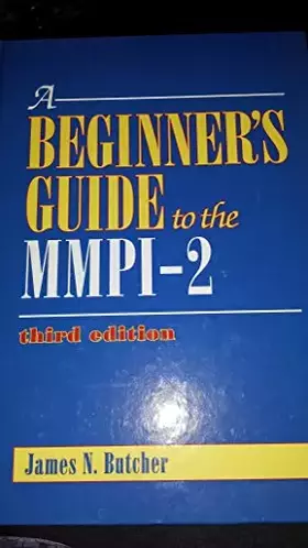 Couverture du produit · A Beginner's Guide to the MMPI-2