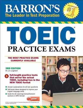 Couverture du produit · Barron's TOEIC Practice Exams with MP3 CD