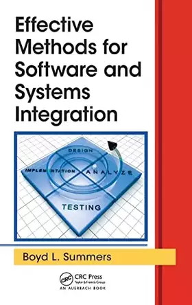 Couverture du produit · Effective Methods for Software and Systems Integration