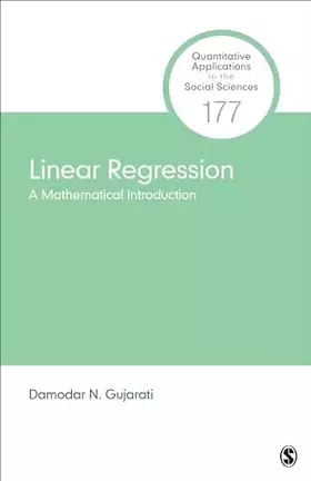 Couverture du produit · Linear Regression: A Mathematical Introduction (Quantitative Applications in the Social Sciences)