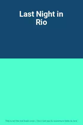 Couverture du produit · Last Night in Rio