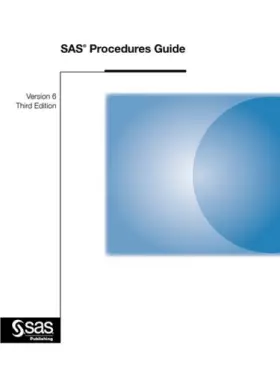 Couverture du produit · SAS Procedures Guide, Version 6, Third Edition