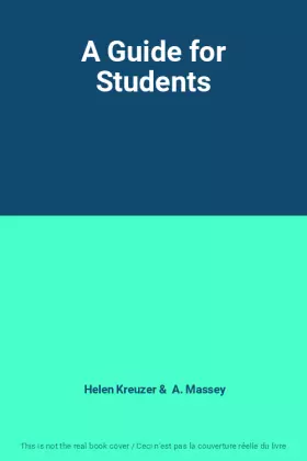 Couverture du produit · A Guide for Students