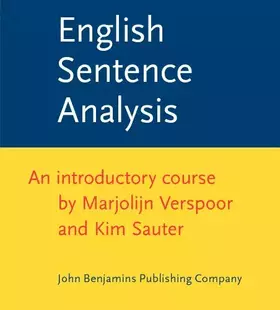 Couverture du produit · English Sentence Analysis: An introductory course