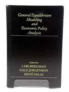 Couverture du produit · General Equilibrium Modeling and Economic Policy Analysis