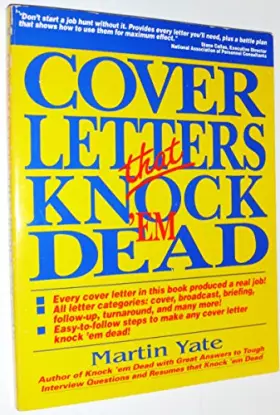Couverture du produit · Cover letters that knock 'em dead