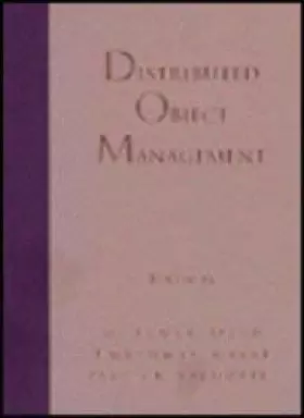 Couverture du produit · Distributed Object Management