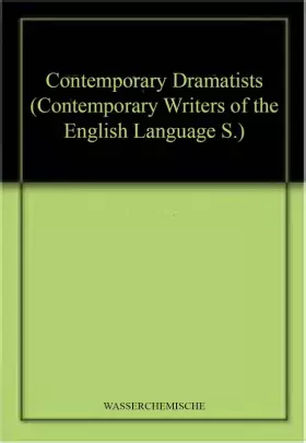 Couverture du produit · Contemporary Dramatists